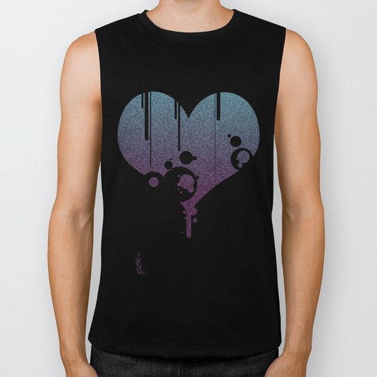 purple heart Biker Tank