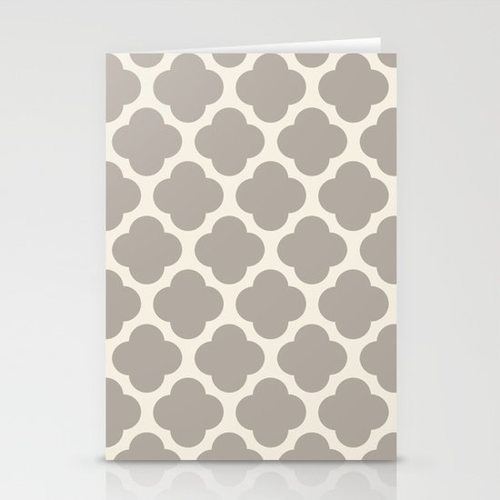 gray clover Stationery Cards