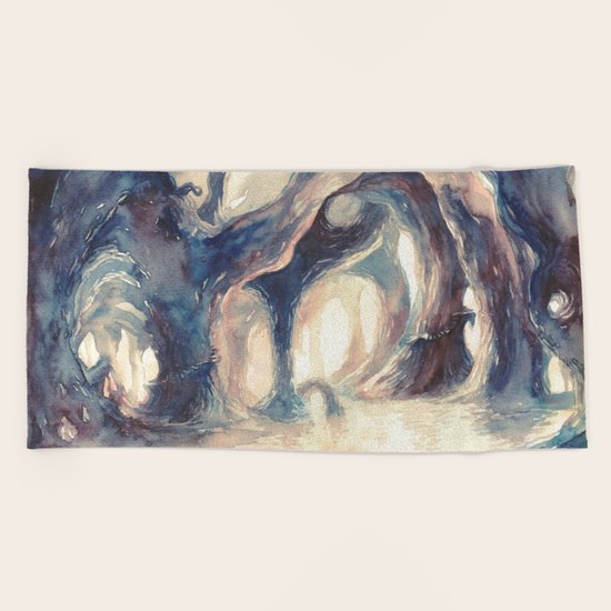 cave2 Beach Towel
