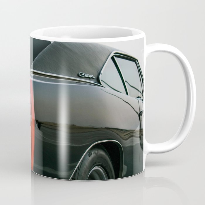 Vintage American Muscle Charger RT rear shot automobile transporation color photograph / photography poster posters Coffee Mug