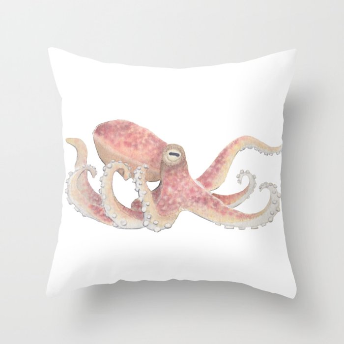 Octopus Throw Pillow