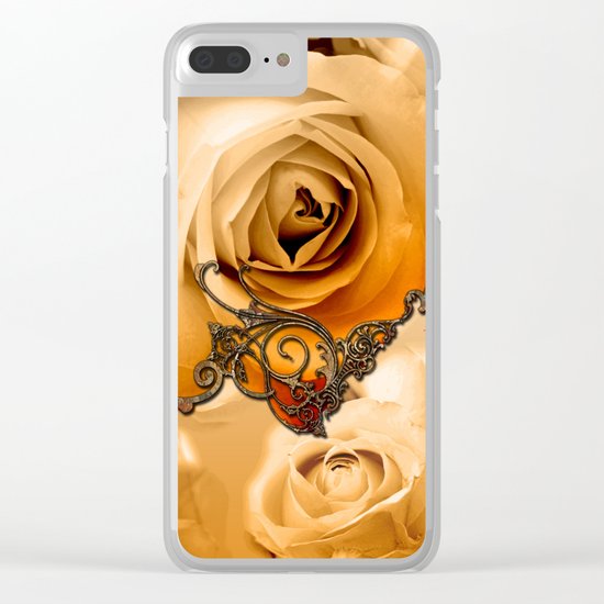 Wonderful roses in soft colors Clear iPhone Case