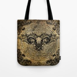 Occult Skulls Tote Bag