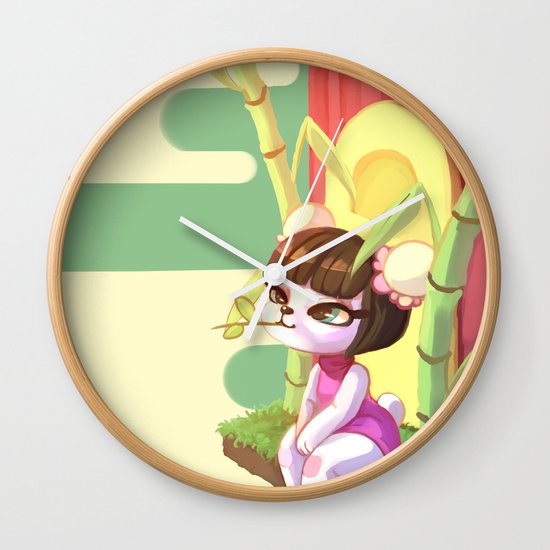 Pekoe chilling Wall Clock