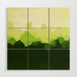 Green Wood Wall Art