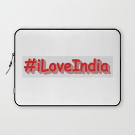 "#iLoveIndia" Cute Design. Buy Now Laptop Sleeve