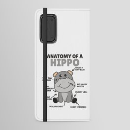 Sweet Hippo Statement Anatomy Of a Hippo Android Wallet Case