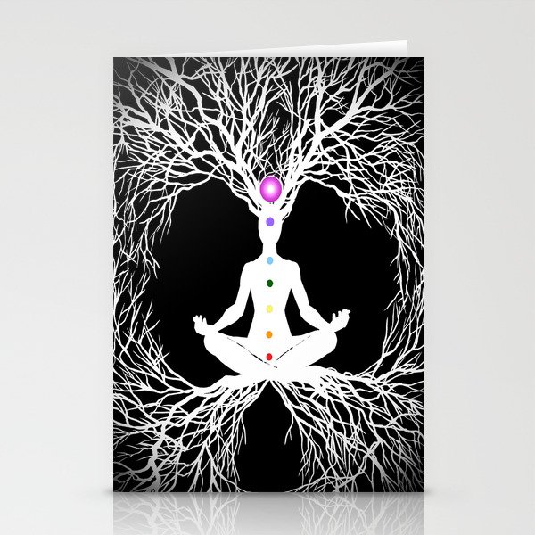 Tree of Life White Stationery Cards