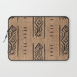 Mud Cloth Mercy Basket Weave Pattern Laptop Sleeve