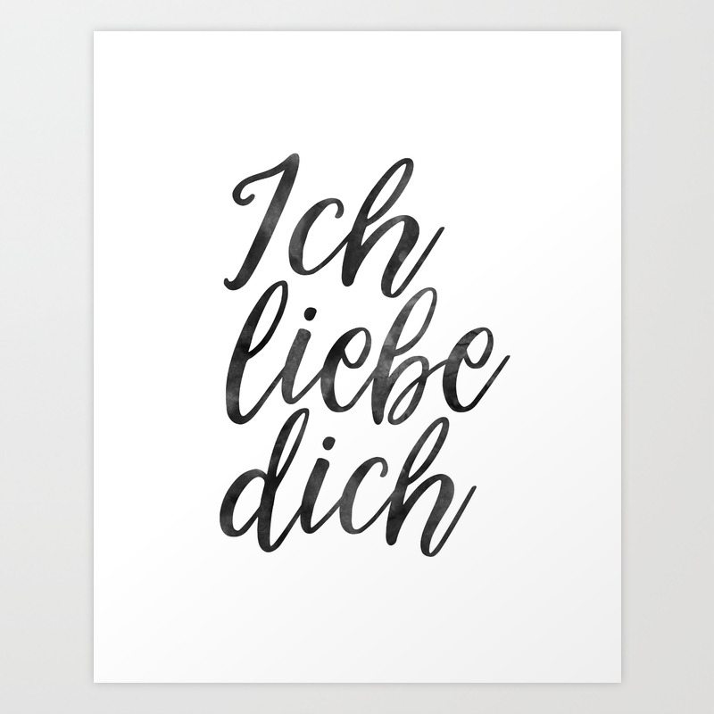 Ich Liebe Dich Love Quote Love Gift Boyfriend Gift Gift For Couples Anniversary Quote Valentines Day Art Print By Aleksmorin Society6 Я по уши влюблён в тебя. ich liebe dich love quote love gift boyfriend gift gift for couples anniversary quote valentines day art print by aleksmorin