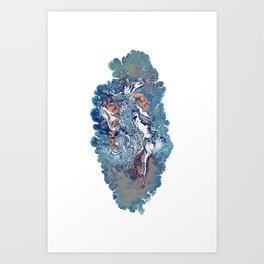 Covered Up In Virgin Snow 1 Art Print