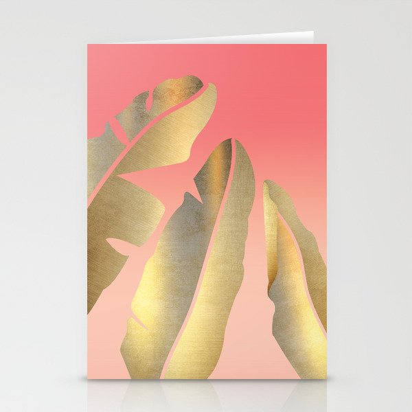 Shining Banana Leaves Stationery Cards