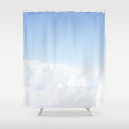 Blue Sky over Australia Shower Curtain