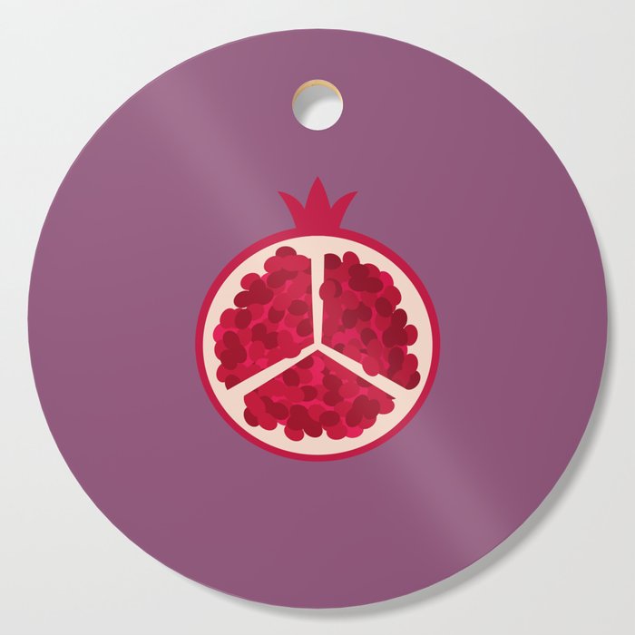 Delicious Ripe Pomegranate Cutting Board