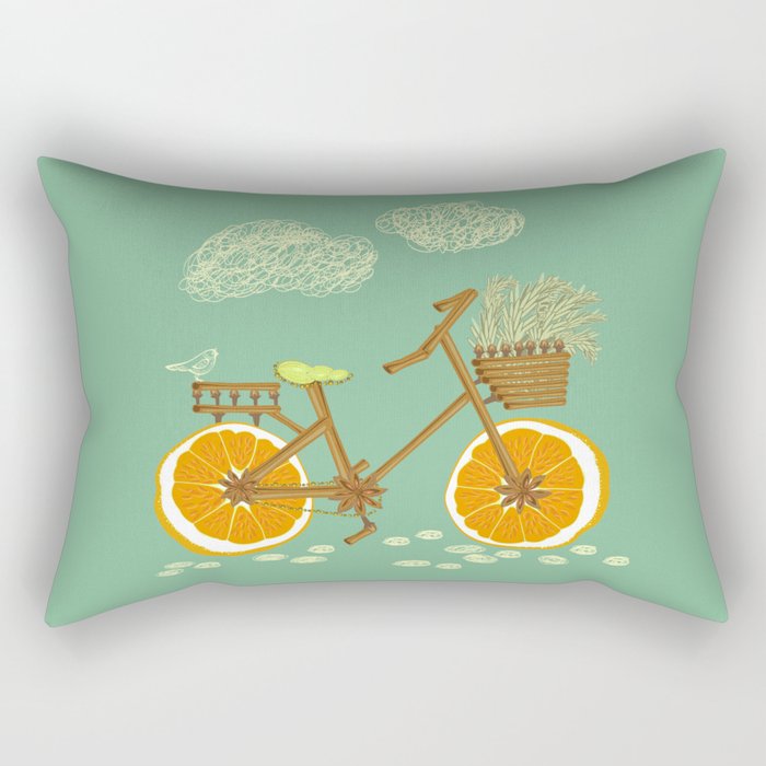 Bike of the spices Rectangular Pillow