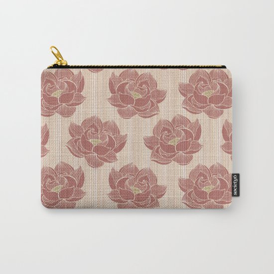 Lótus pattern Carry-All Pouch