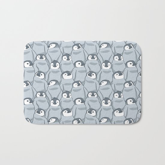 Baby Penguins Bath Mat