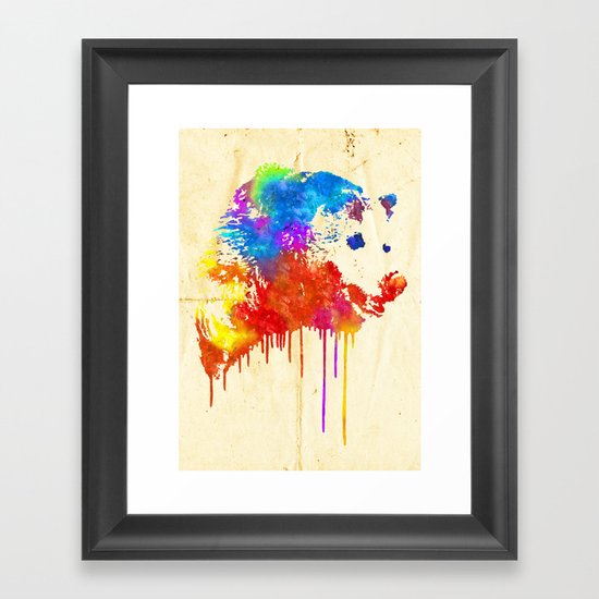 Rainbobear Framed Art Print