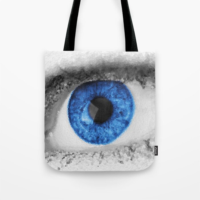 The Big Blue Eye Tote Bag
