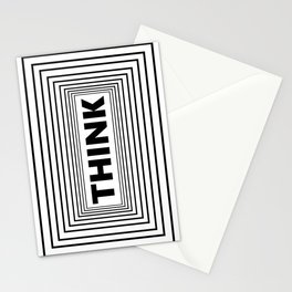 Makes You Think Stationery Cards