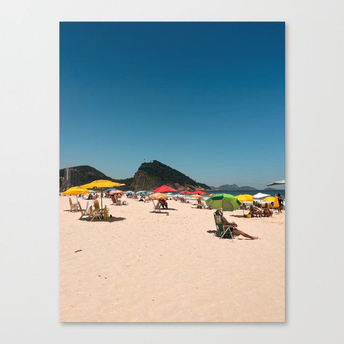 Rio de Janeiro Beach Canvas Print