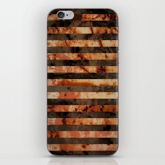 Rusty barrel abstraction iPhone Skin