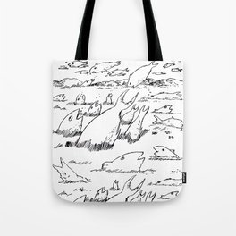 Fish in the Grass Tote Bag