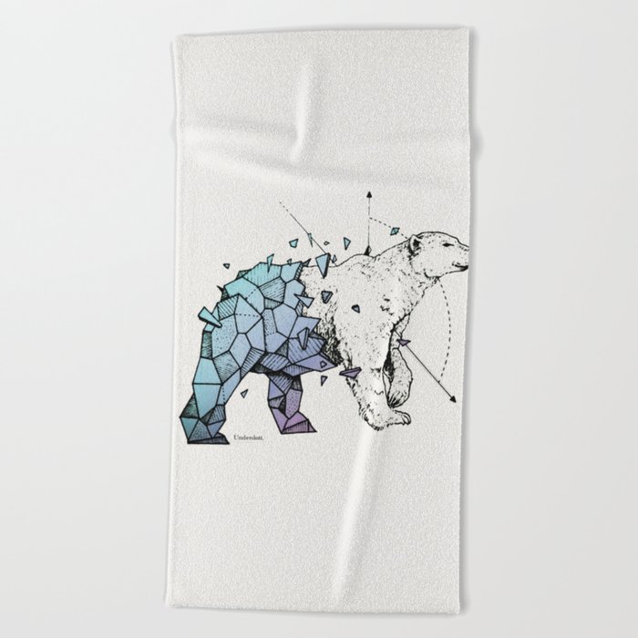 Polar bear Beach Towel