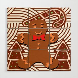 Merry Christmas- Cute Cookie Wood Wall Art