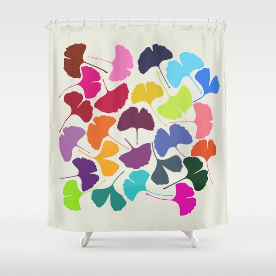 ginkgo 1 Shower Curtain