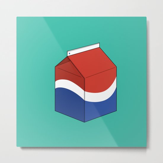 Pepsi in a box Metal Print