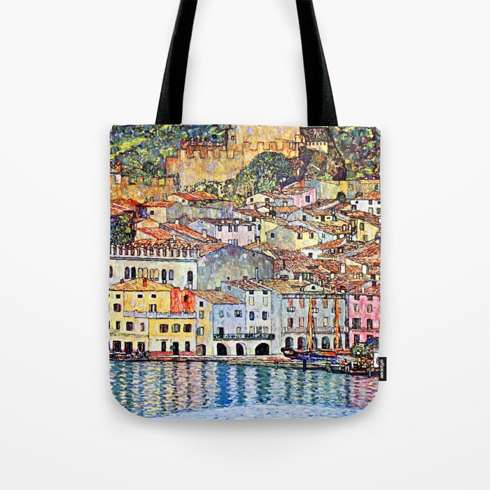 Gustav Klimt Malcesine on Lake Garda Tote Bag