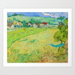 Vincent van Gogh - View of Vessenots near Auvers Art Print