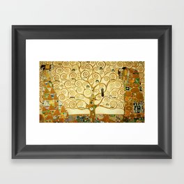 Gustav Klimt The Tree Of Life Framed Art Print