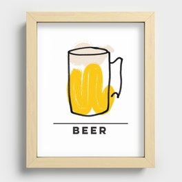 Beer Recessed Framed Print