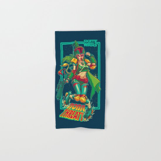SKATE WARS: BOBA THREATT Hand & Bath Towel