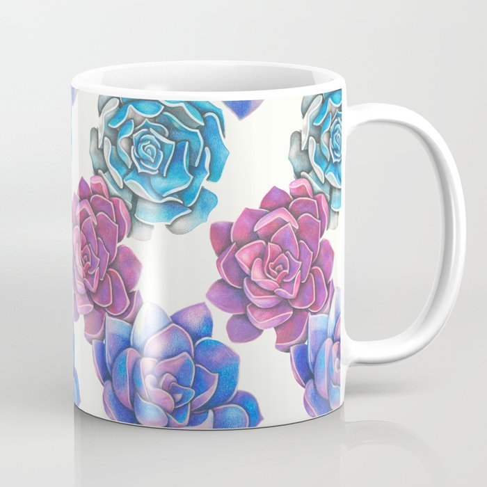 Vibrant Succulents  Coffee Mug