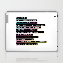 I Am | Colorful Abstract Art Laptop Skin