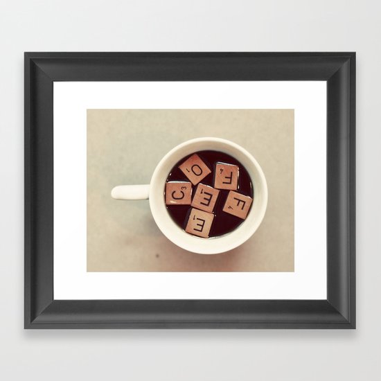 COFFEE Framed Art Print