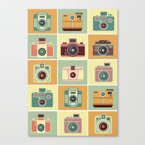 Vintage camera Canvas Print