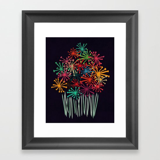 Flower Bouquet Framed Art Print