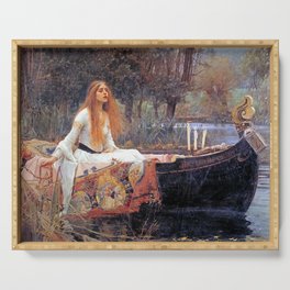 THE LADY OF SHALLOT - WATERHOUSE Serving Tray