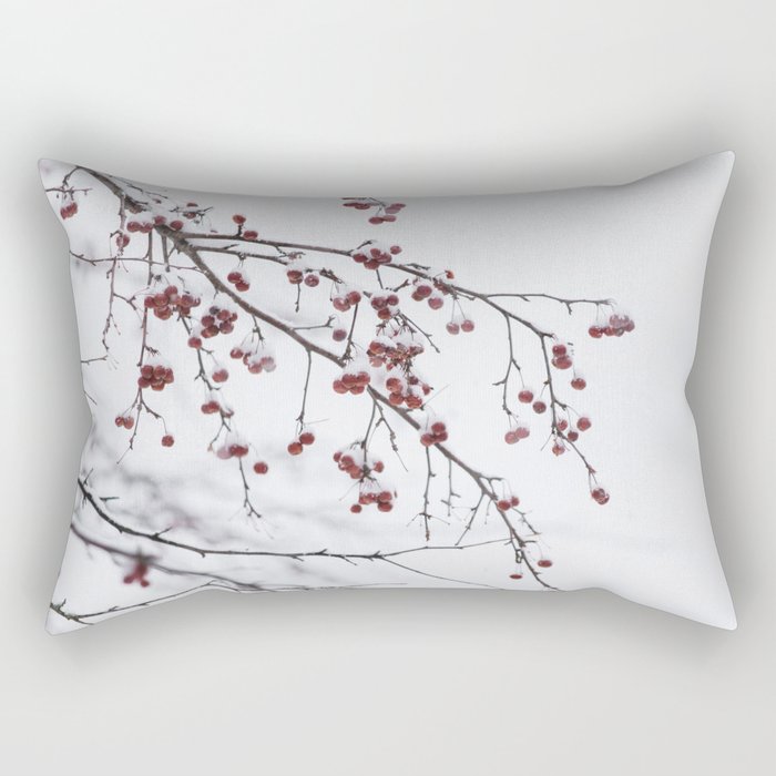Winter Branches - Nature Photography Rectangular Pillow