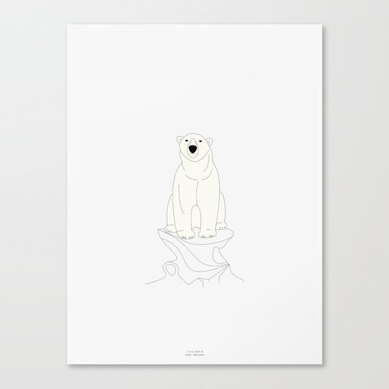 ISBJØRN Canvas Print