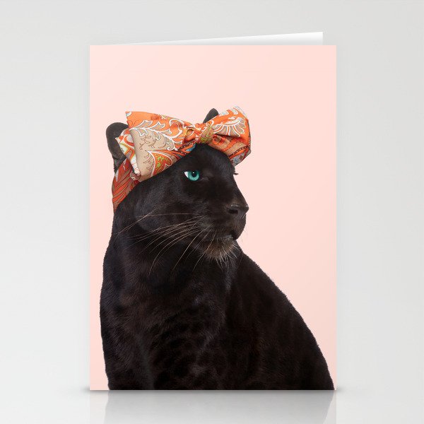 FASHION PANTHER Stationery Cards