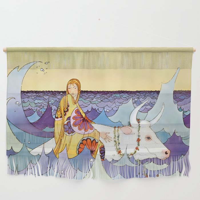 “Europa and the Bull” by Virginia Sterrett Wall Hanging