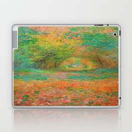 Claude Monet - The Undergrowth in the Forest of Saint-Germain (1882) Laptop Skin