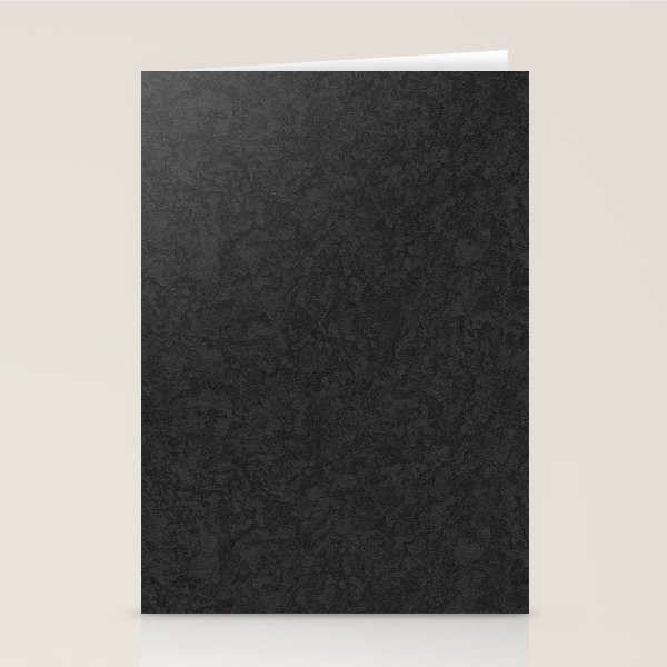Rough Black Art Paper Texture Stationery Cards by Textures Society6