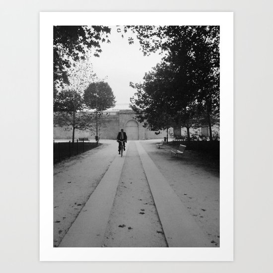 Bicyclist Art Print