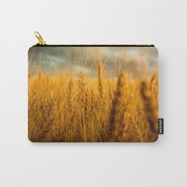 Harvest Time - Golden Wheat Field on Late Spring Day in Colorado Carry-All Pouch